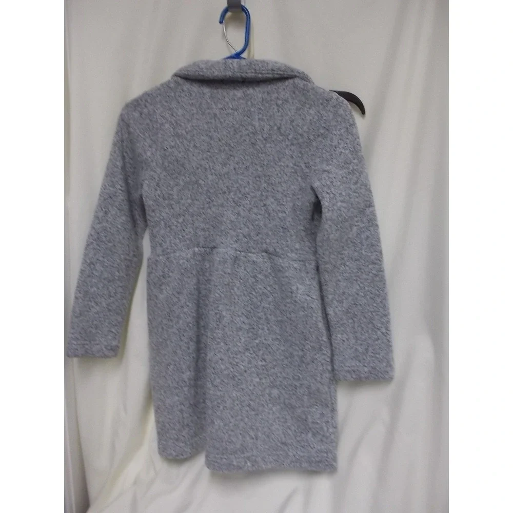 Patagonia Girls Better Sweater Fleece Button Front Coat Jacket Gray Size M 10 - Picture 3 of 5